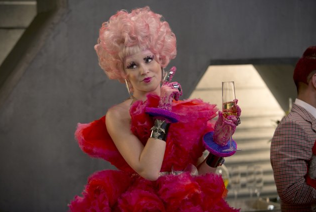 effie trinket, hunger games, fashion, costumes, katniss, oscars, movies