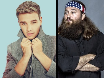 liam payne, willie robertson, duck dynasty, one direction