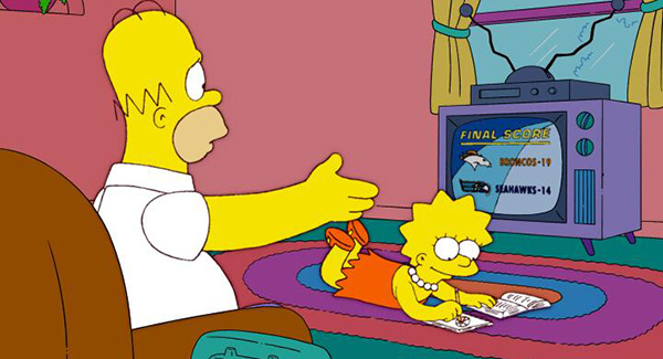 Simpsons Super Bowl