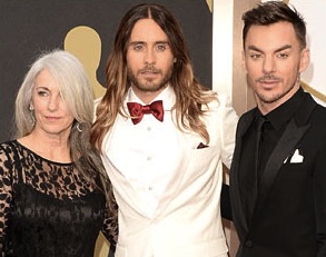 jared leto, mom, brother, oscars, mom dates