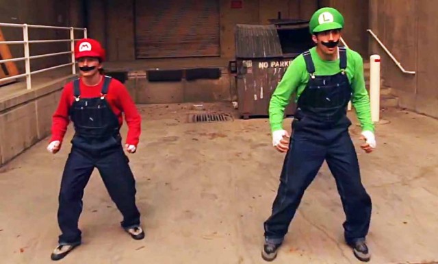 super mario brothers parkour