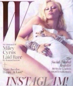 miley cyrus, nude cover, w, leaked